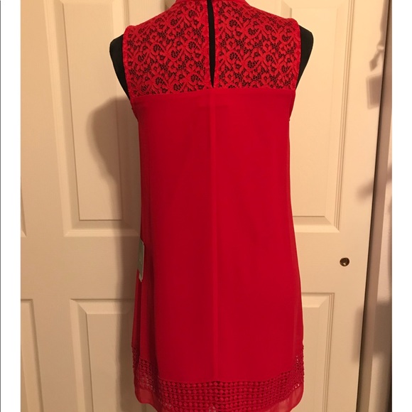 Red I.N. San Francisco dress size small BNWT - Picture 2 of 5